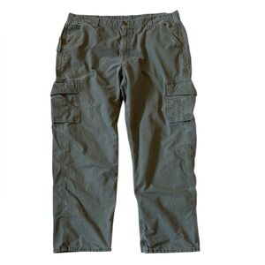 Carhartt B260 Canvas Work Pants Original Dungaree Fit Cargo Olive Green 40x31.5